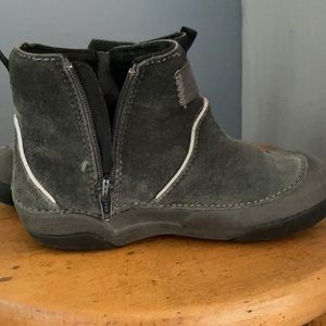 Croc zipper boots